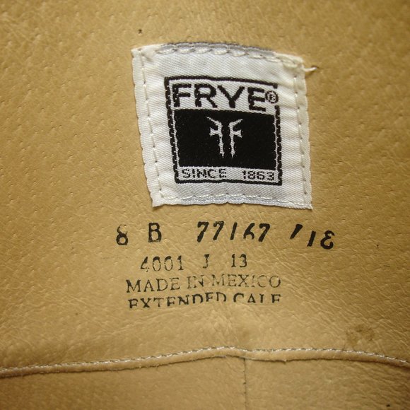 FRYE 77167 MELISSA LEATHER  TALL RIDING BOOTS 8 B - Picture 13 of 14